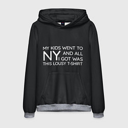 Толстовка-худи мужская New York T-Shirt, цвет: 3D-меланж