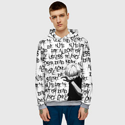 Толстовка-худи мужская DEAD INSIDE 1000-7, цвет: 3D-меланж — фото 2