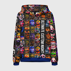Толстовка-худи мужская Ultimate Custom Night FNAF, цвет: 3D-синий