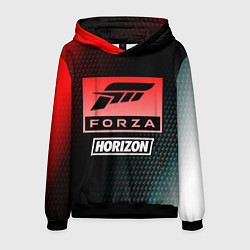 Толстовка-худи мужская FORZA HORIZON Карбон, цвет: 3D-черный