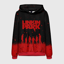Толстовка-худи мужская Linkin Park Линкин Парк, цвет: 3D-красный
