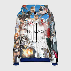 Толстовка-худи мужская Hero of Lineage, цвет: 3D-синий