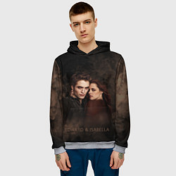 Толстовка-худи мужская Эдвард & Белла, цвет: 3D-меланж — фото 2