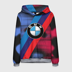 Толстовка-худи мужская BMW Luxury, цвет: 3D-меланж