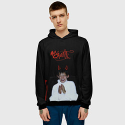 Толстовка-худи мужская Кизару Мас Фуэрте Mas Fuerte Kizaru Обложка, цвет: 3D-черный — фото 2