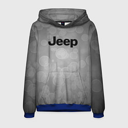 Толстовка-худи мужская JEEP abstraction, цвет: 3D-синий