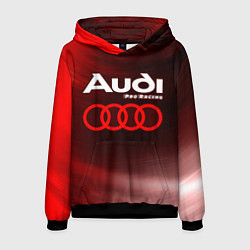 Толстовка-худи мужская AUDI Pro Racing Звезды, цвет: 3D-черный