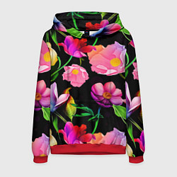 Мужская толстовка Цветочный узор Floral pattern