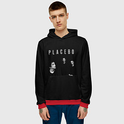 Толстовка-худи мужская Троица Плацебо, цвет: 3D-красный — фото 2