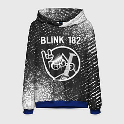 Толстовка-худи мужская Blink 182 КОТ Спрей, цвет: 3D-синий
