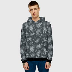 Толстовка-худи мужская Морские Котики: Черный, цвет: 3D-черный — фото 2