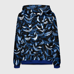 Толстовка-худи мужская Drain monsters, цвет: 3D-синий