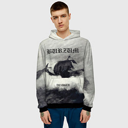 Толстовка-худи мужская Burzum - Draugen, цвет: 3D-черный — фото 2