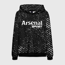 Толстовка-худи мужская ARSENAL Sport Потертости, цвет: 3D-черный