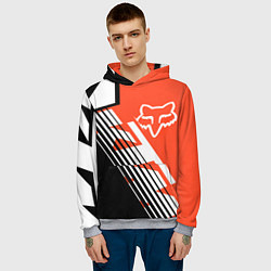 Толстовка-худи мужская FOX X KTM Сollaboration, цвет: 3D-меланж — фото 2