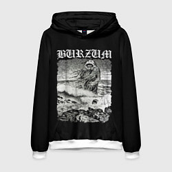 Толстовка-худи мужская Burzum - The Sea Monster, цвет: 3D-белый