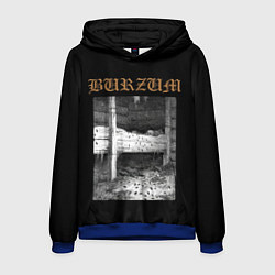 Толстовка-худи мужская Burzum cockroaches, цвет: 3D-синий