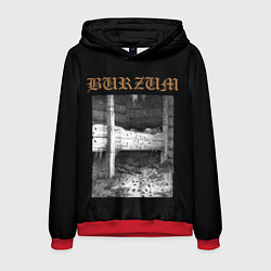 Толстовка-худи мужская Burzum cockroaches, цвет: 3D-красный