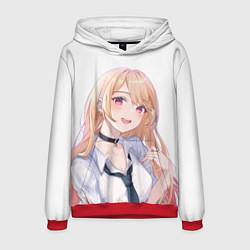 Толстовка-худи мужская ВЕЛИКОЛЕПНАЯ МАРИН КИТАГАВА, цвет: 3D-красный