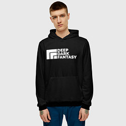 Толстовка-худи мужская Глубокие темные фантазии Гачи, цвет: 3D-черный — фото 2