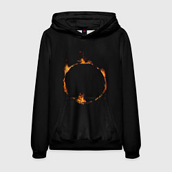Толстовка-худи мужская Знак тьмы из Dark Souls, цвет: 3D-черный
