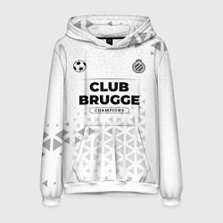 Толстовка-худи мужская Club Brugge Champions Униформа, цвет: 3D-белый