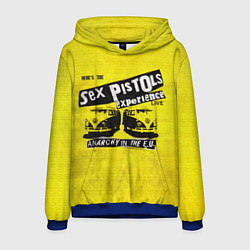 Толстовка-худи мужская Sex Pistols experience LIVE, цвет: 3D-синий