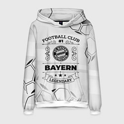 Толстовка-худи мужская Bayern Football Club Number 1 Legendary, цвет: 3D-белый