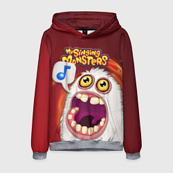 Толстовка-худи мужская My singing monster, цвет: 3D-меланж