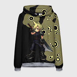 Толстовка-худи мужская Клауд Страйф из dissidia final fantasy, цвет: 3D-меланж