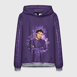 Толстовка-худи мужская Юра Шатунов вечно молодой, цвет: 3D-меланж