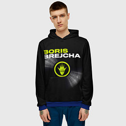 Толстовка-худи мужская Boris Brejcha, цвет: 3D-синий — фото 2