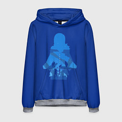 Толстовка-худи мужская Тени Е Лань, цвет: 3D-меланж