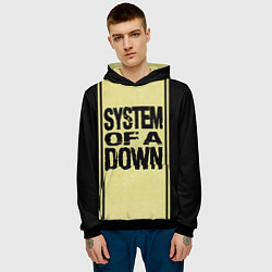 Толстовка-худи мужская System of a Down: 5 Album Bundle, цвет: 3D-черный — фото 2