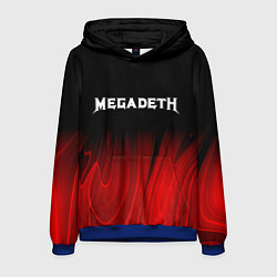 Мужская толстовка Megadeth Red Plasma