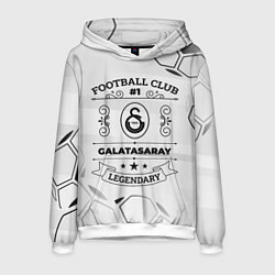 Толстовка-худи мужская Galatasaray Football Club Number 1 Legendary, цвет: 3D-белый