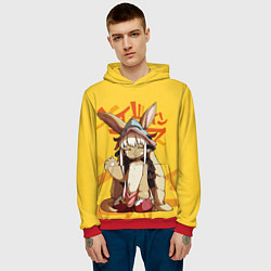 Толстовка-худи мужская Made in Abyss Наначи, цвет: 3D-красный — фото 2