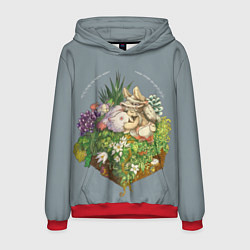 Толстовка-худи мужская Наначи и Митти из аниме Made in Abyss, цвет: 3D-красный