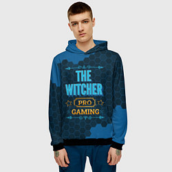 Толстовка-худи мужская Игра The Witcher: pro gaming, цвет: 3D-черный — фото 2