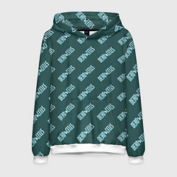 Толстовка-худи мужская Dead cells pattern, цвет: 3D-белый