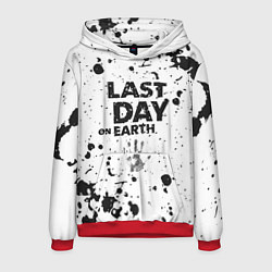 Толстовка-худи мужская The last of us - краска, цвет: 3D-красный