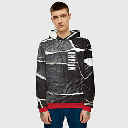 Толстовка-худи мужская Vanguard rags - Milano, цвет: 3D-красный — фото 2