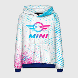 Толстовка-худи мужская Mini neon gradient style, цвет: 3D-синий