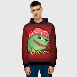 Толстовка-худи мужская Ricardo Pepe, цвет: 3D-черный — фото 2