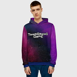 Толстовка-худи мужская Tomodachi Game gradient space, цвет: 3D-синий — фото 2