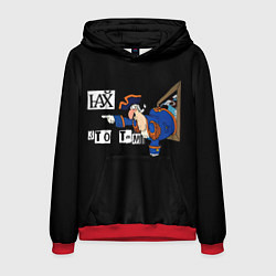 Толстовка-худи мужская Остров сокровищ, нафиг это там мем, цвет: 3D-красный