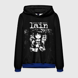 Толстовка-худи мужская Serial Experiments Lain, цвет: 3D-синий