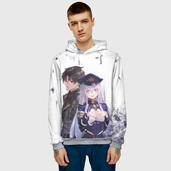 Толстовка-худи мужская Синъэй и Владилена - 86, цвет: 3D-меланж — фото 2