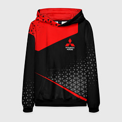 Толстовка-худи мужская Mitsubishi - Sportwear, цвет: 3D-черный