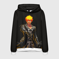 Толстовка-худи мужская Блич - Blood war, цвет: 3D-белый